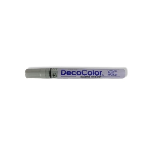 DecoColor Silver Opaque Marker Broad Line