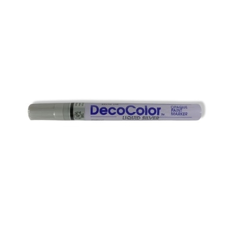 DecoColor Silver Opaque Marker Broad Line