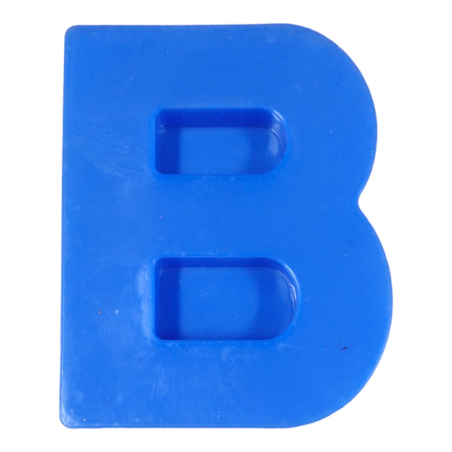 Alphabet 6 Inch Deep Mould-''B''