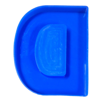 Alphabet 6 Inch Deep Mould-''D''