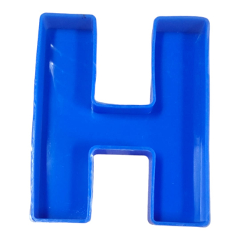 Alphabet 6 Inch Deep Mould-''H''