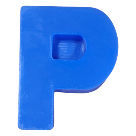 Alphabet 6 Inch Deep Mould-''P''