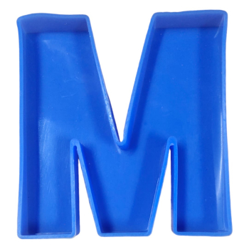 Alphabet 6 Inch Deep Mould-''M''