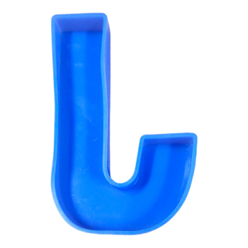 Alphabet 6 Inch Deep Mould-''J''