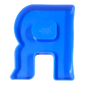 Alphabet 6 Inch Deep Mould-''R''