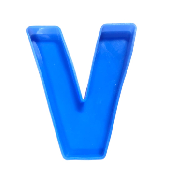 Alphabet 6 Inch Deep Mould-''V ''