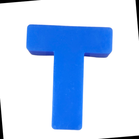 Alphabet 6 Inch Deep Mould-''T ''