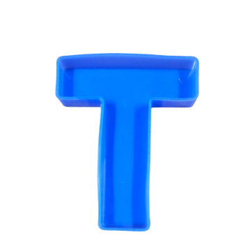 Alphabet 6 Inch Deep Mould-''T ''