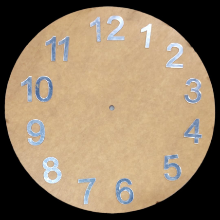 Acrylic English Clock Number -Silver