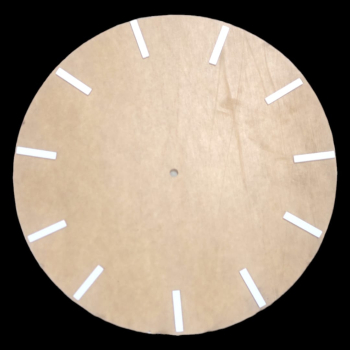 Acrylic Clock Number -White