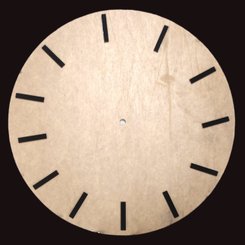 Acrylic Clock Number -Black