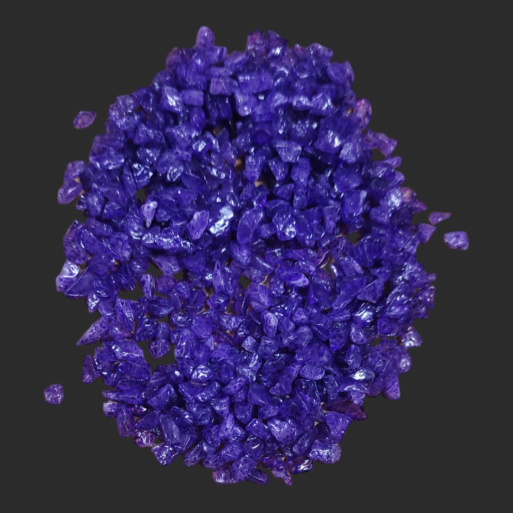 Purple Dye Stone_4 MM To 10 MM