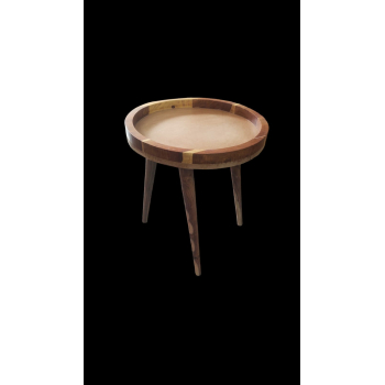 Round Wood Table