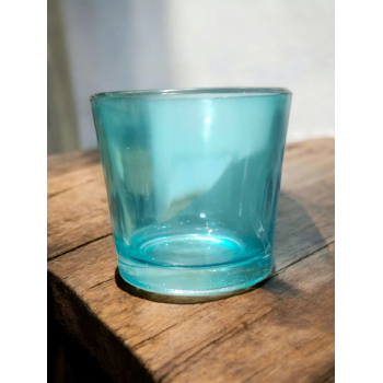 Candles Glass Jar-Turquoise