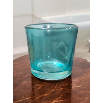 Candles Glass Jar-Turquoise