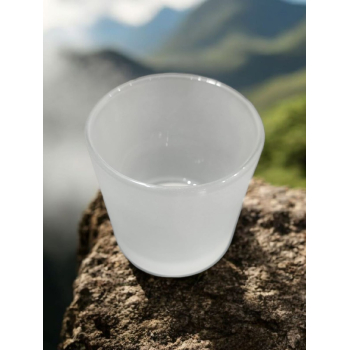 Frosted Glass candles Jar