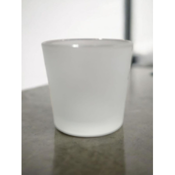 Frosted Glass candles Jar
