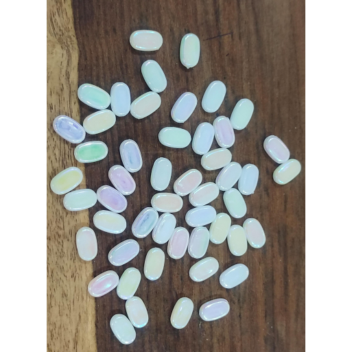 Holographic White Beads Holographic White Beads