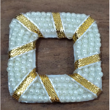 Square White Pearl Ring