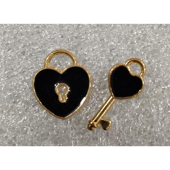 Lock & Key Charm