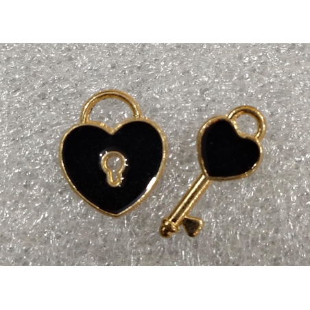 Lock & Key Charm