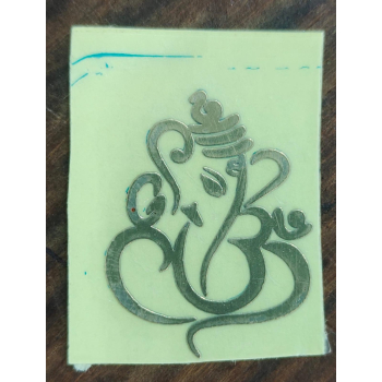 Ganesh ji Metalic stickers