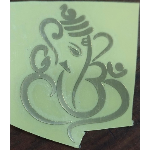 Ganesh ji Metalic stickers Ganesh ji Metalic stickers
