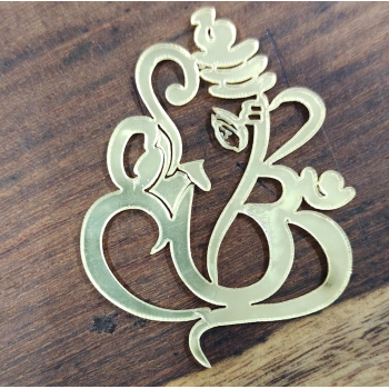 Acrylic Ganesh Cutout-2 Inch