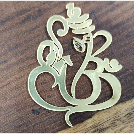 Acrylic Ganesh Cutout-2 Inch