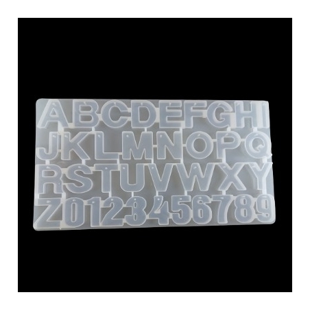 Alphabetic and Numerical Keychain Mould