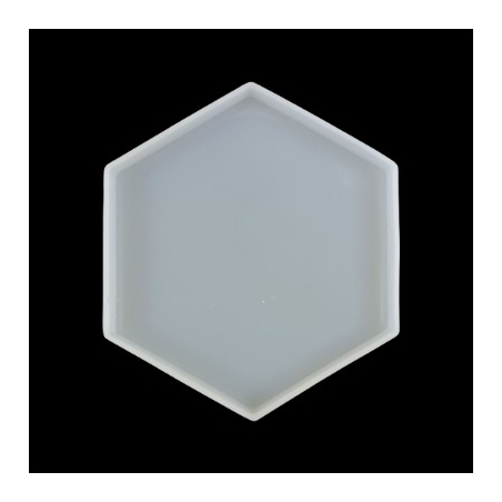 Hexagon Coaster Mould 4 Inch