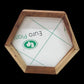 Hexagon Floating Frame With Acrylic Cutout