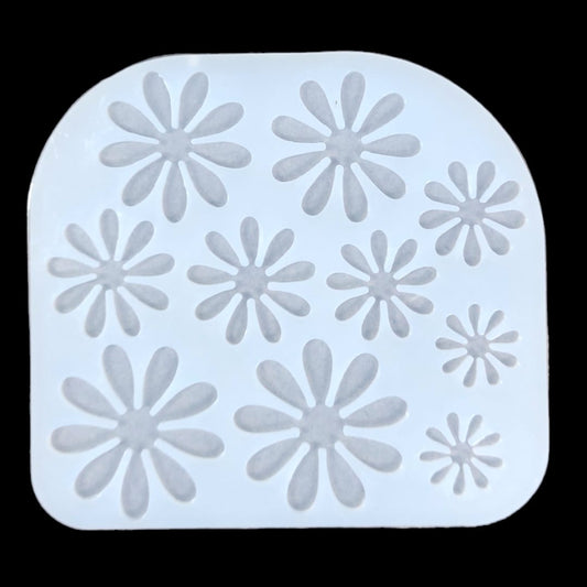 10 cavity 3D flower Mould