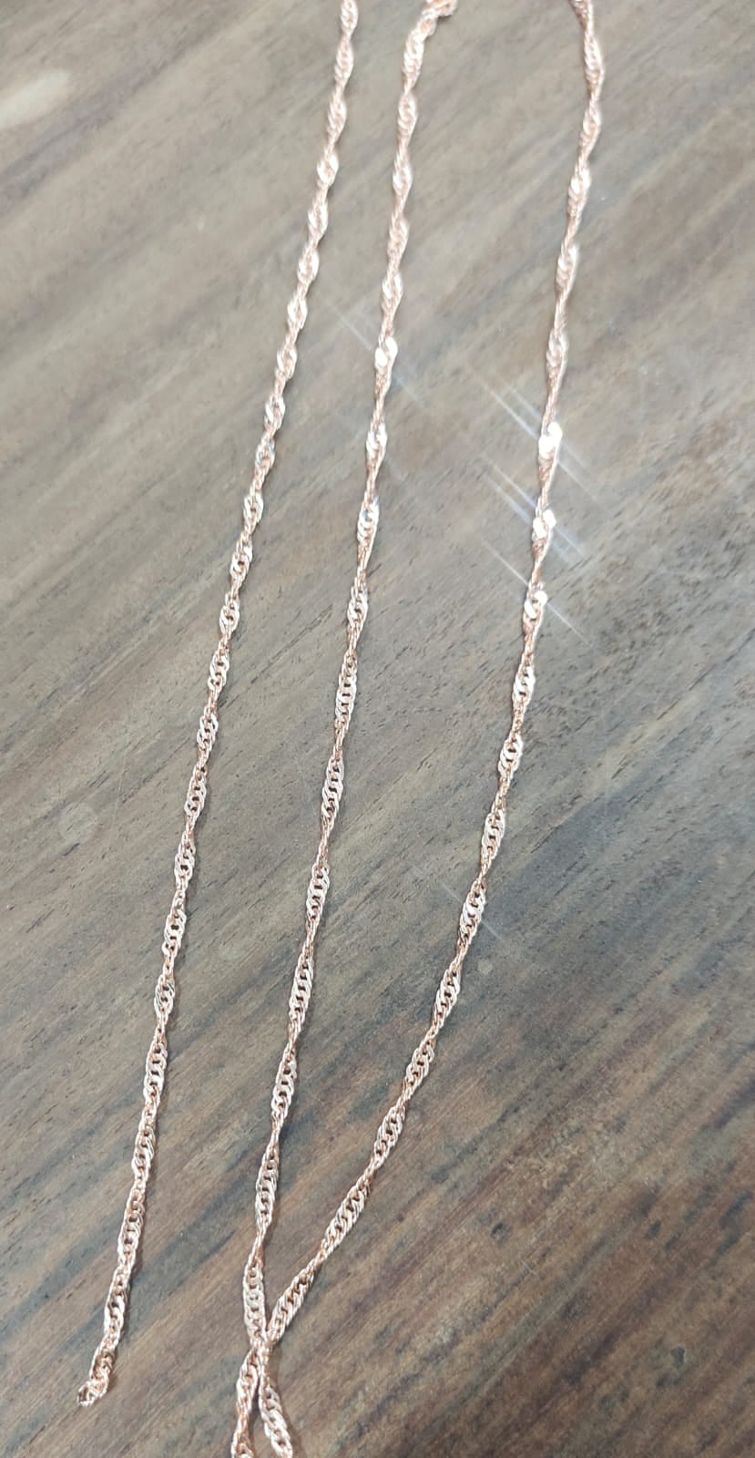 Anti Tarnish Rose Gold Chain-02
