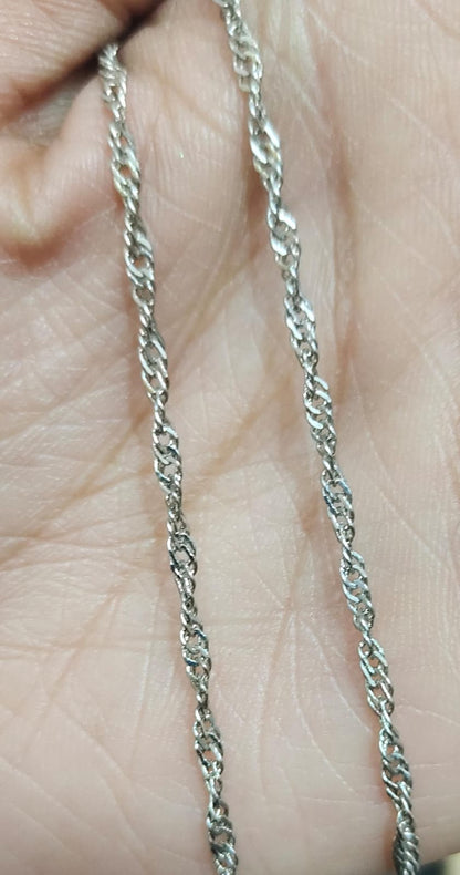 Anti Tarnish Antic Silver Chain-06