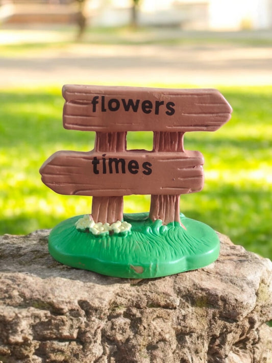 Flowers Time Sign Board