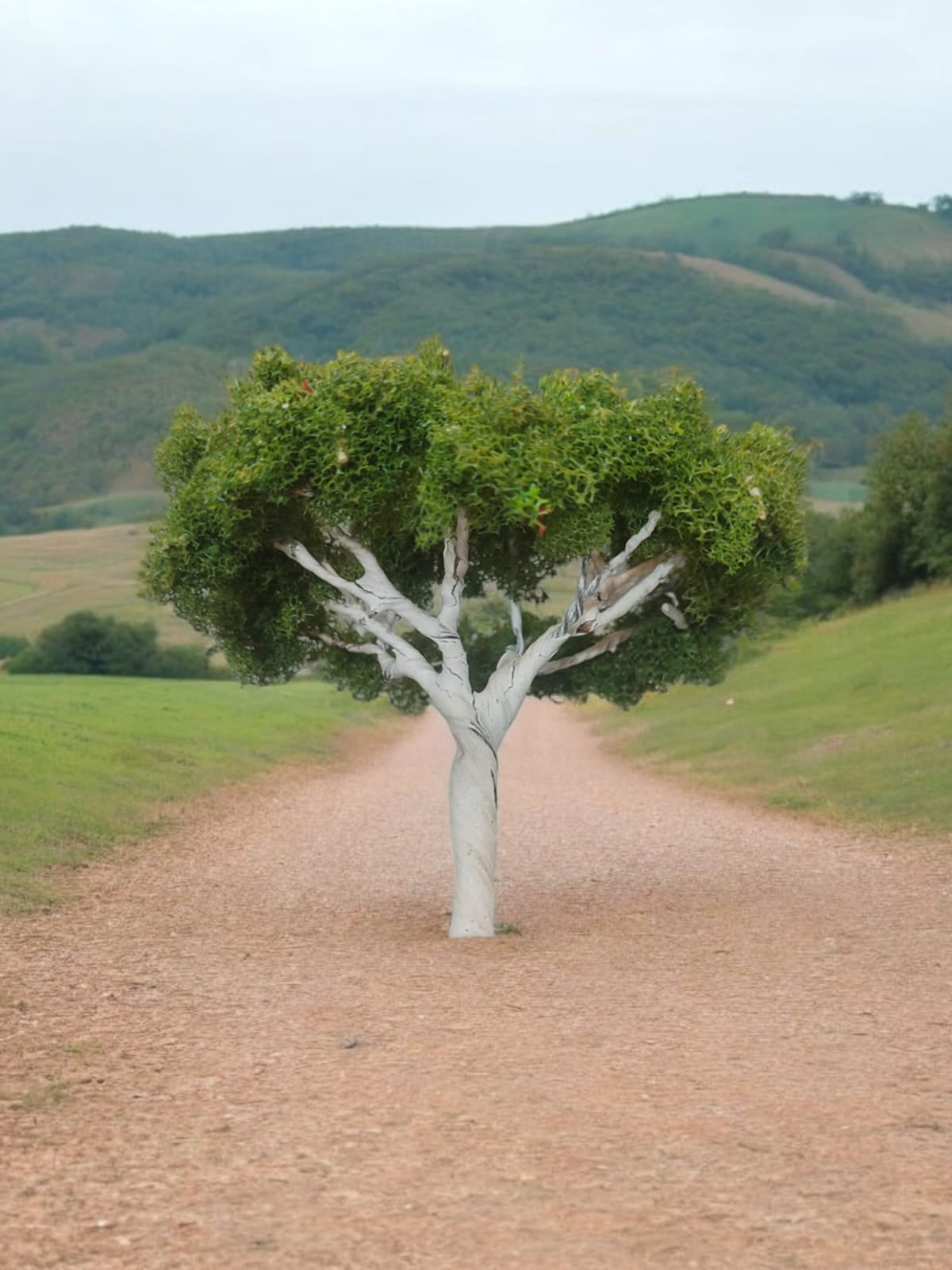 Round tree Big Dark Green
