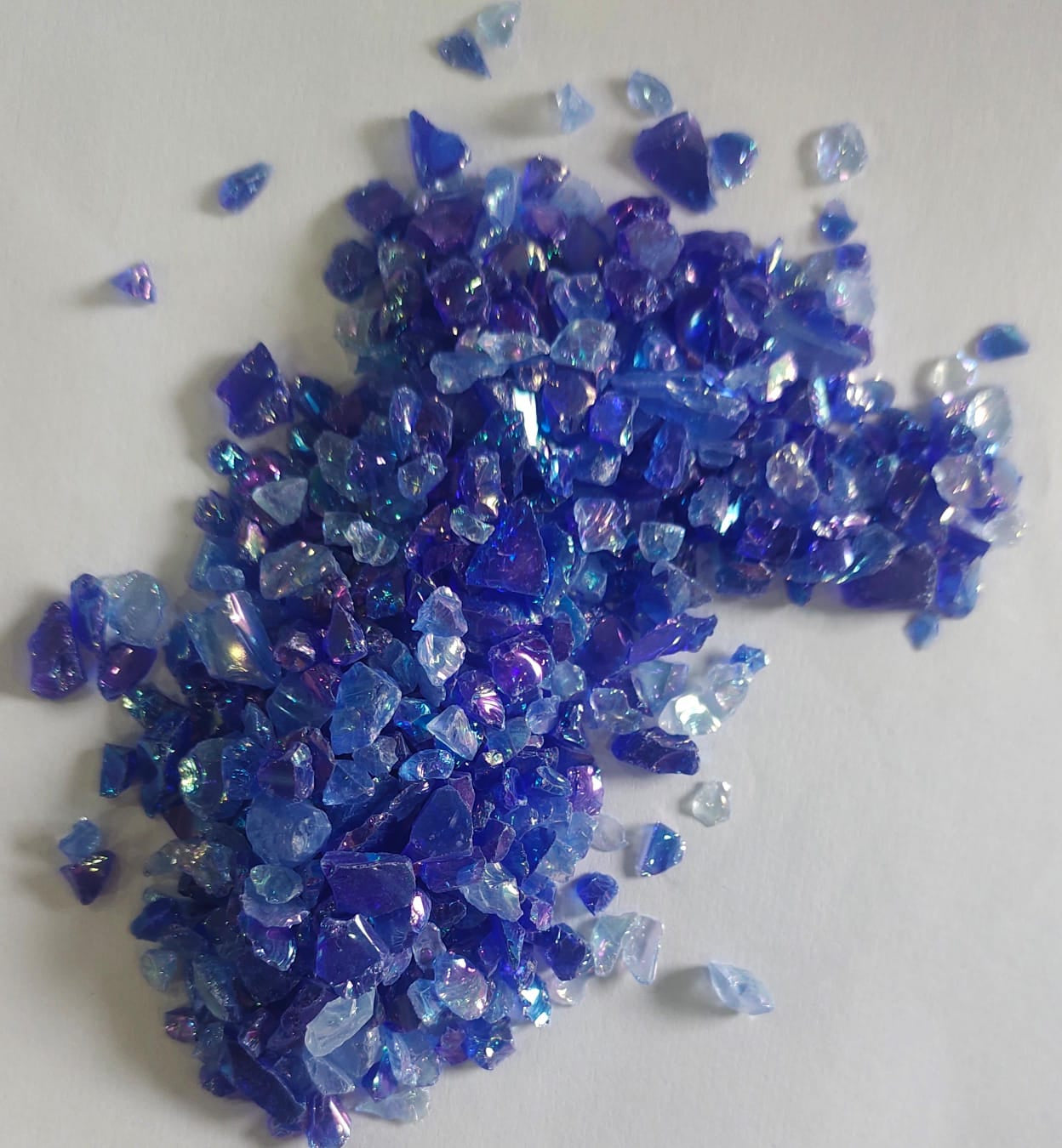 Holographic Blue color stone