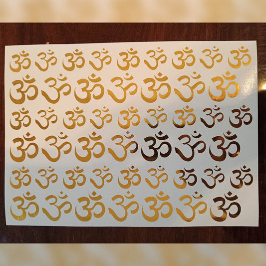 Vinyl Sticker Sheet - Om