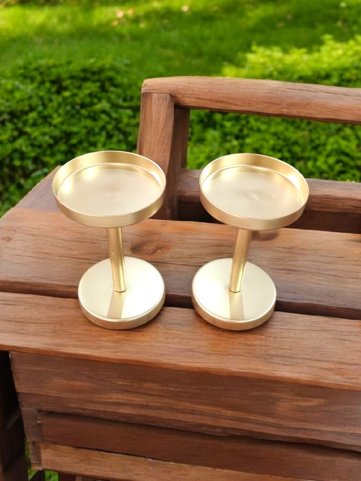 T Shape candle Holder