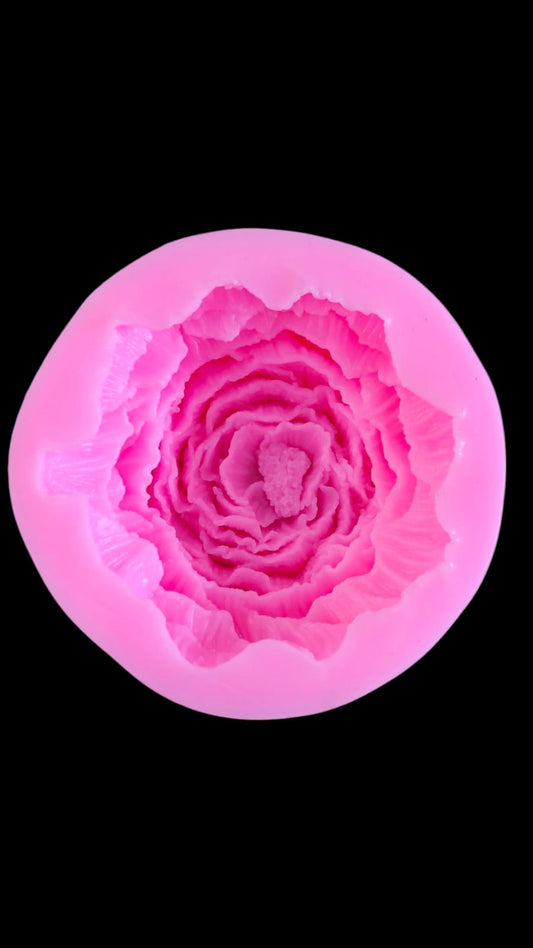 Peony  Flower candle Mould