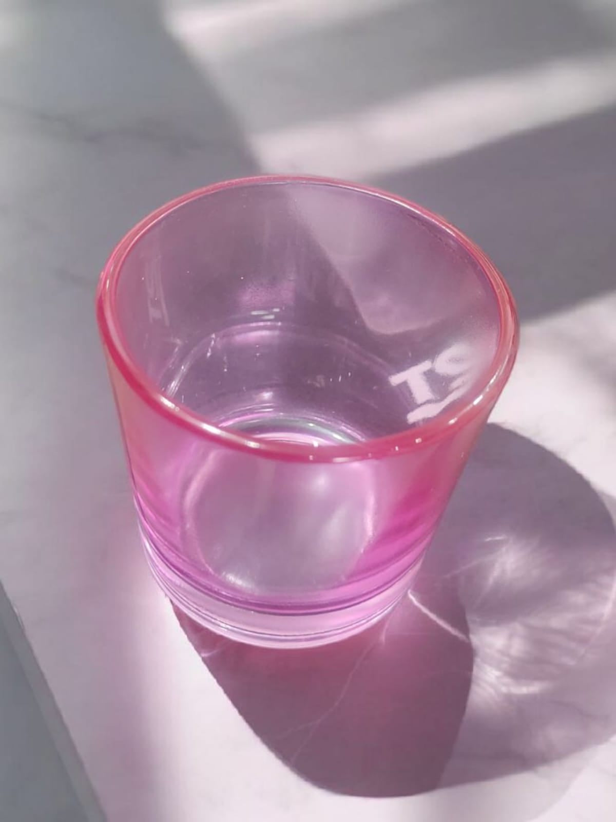 Candles Glass Jar-Pink