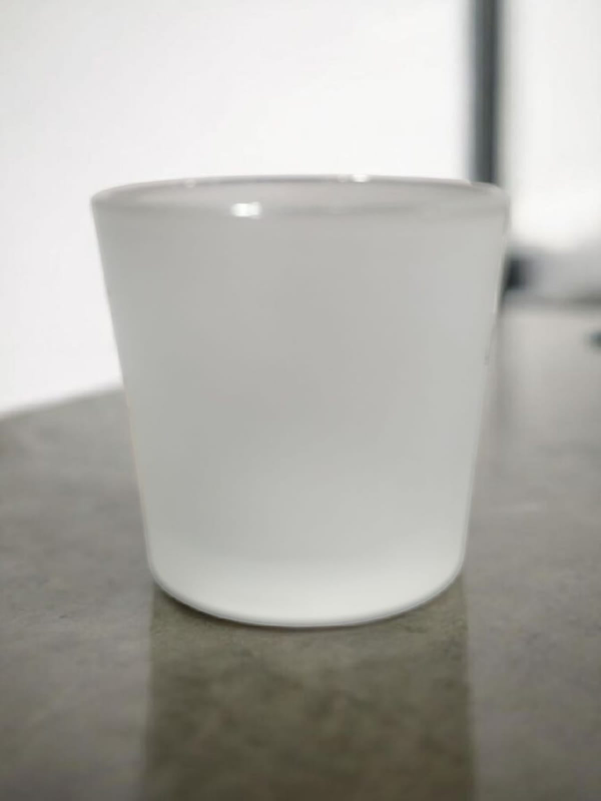 Frosted Glass candles Jar