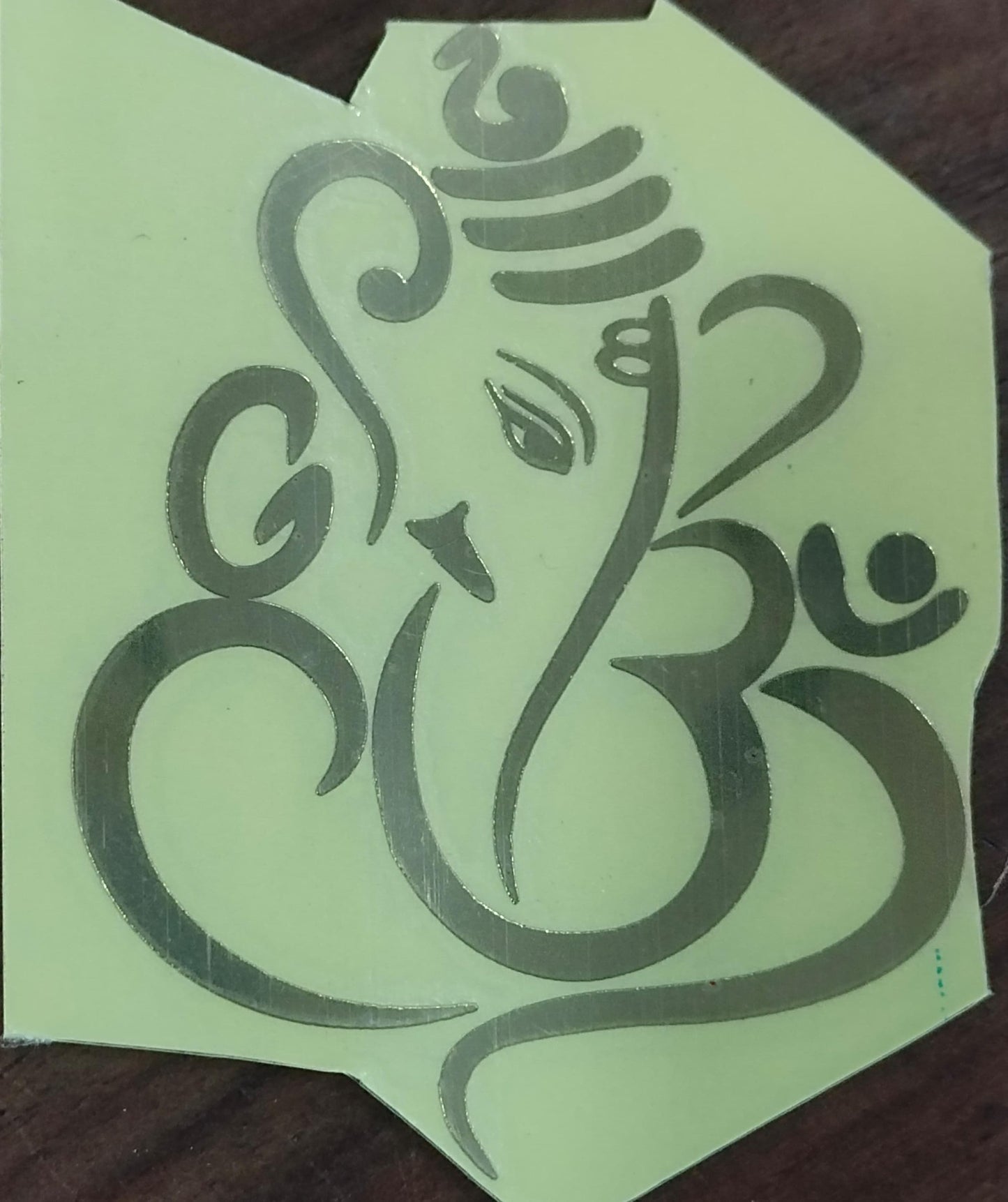 Ganesh ji Metalic stickers