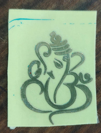 Ganesh ji Metalic stickers