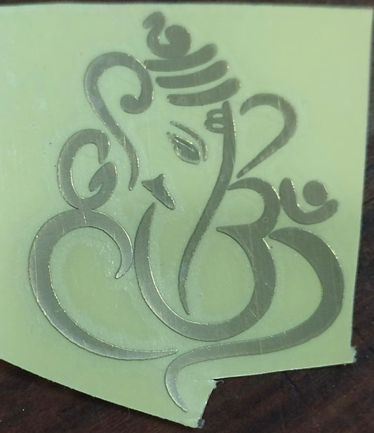 Ganesh ji Metalic stickers