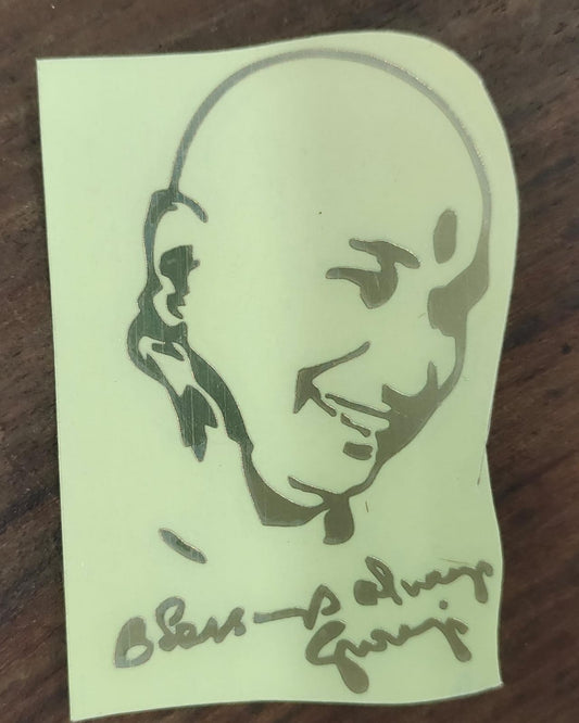 Guru ji Metalic stickers