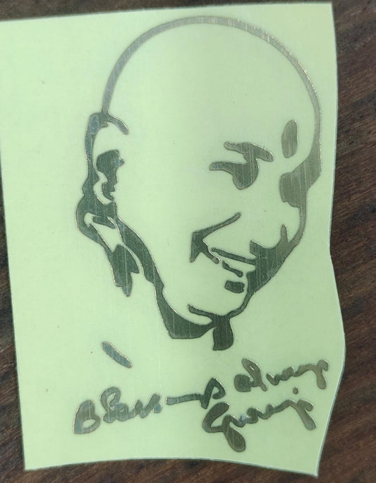 Guru ji Metalic stickers