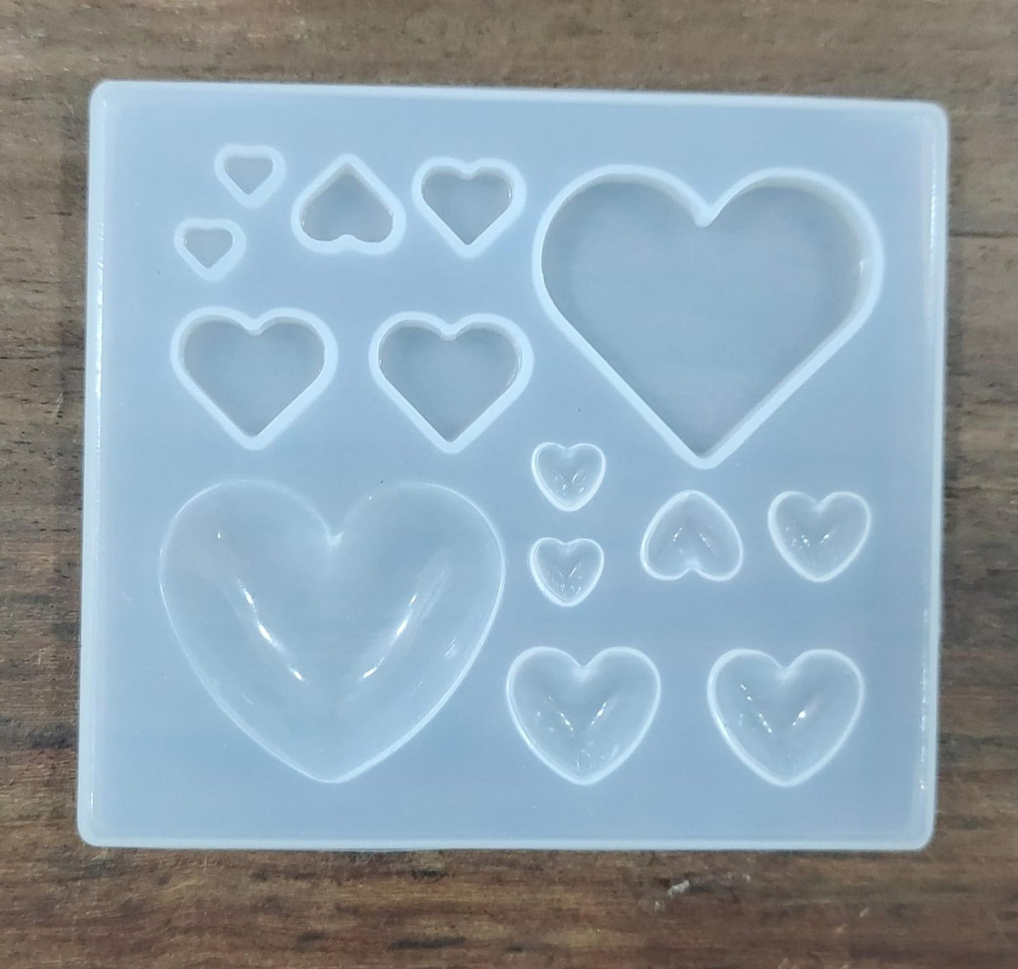 15 Cavity Heart Mould
