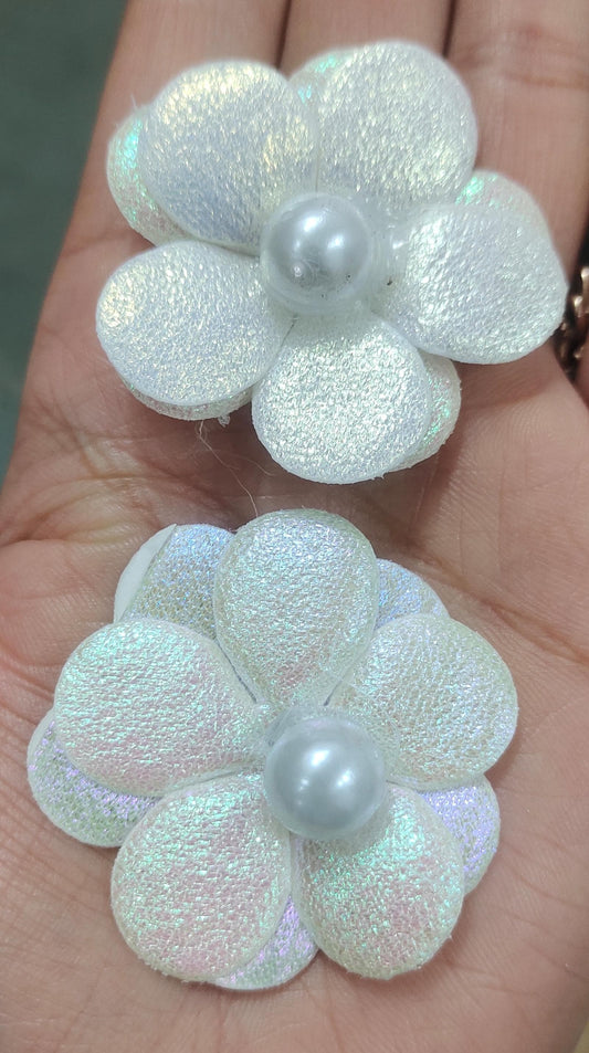 White flower holo effect